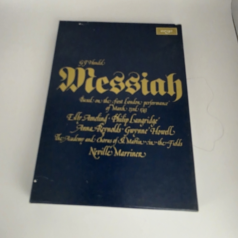 Handel's Messiah Box Cassettes